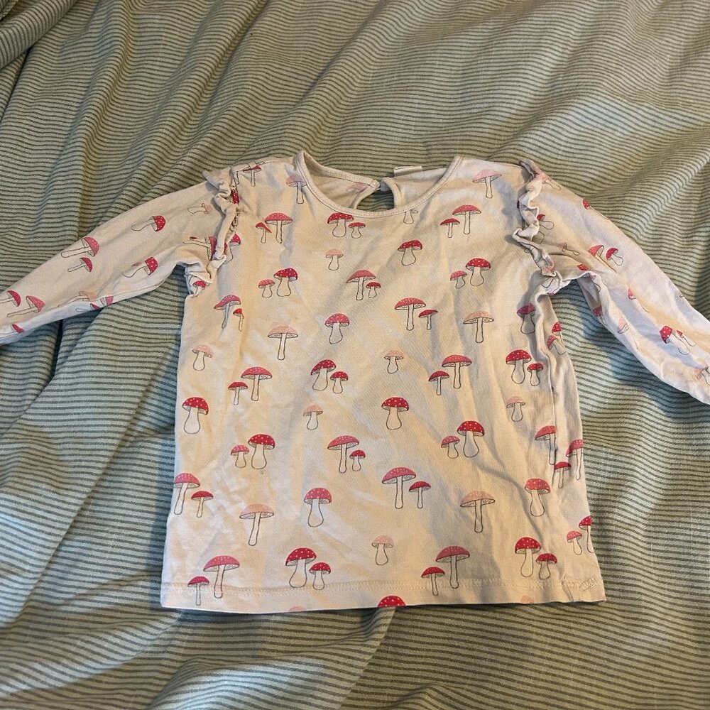 🍄 H&M Long Sleeve Shirt – Size 18–24M 🍄